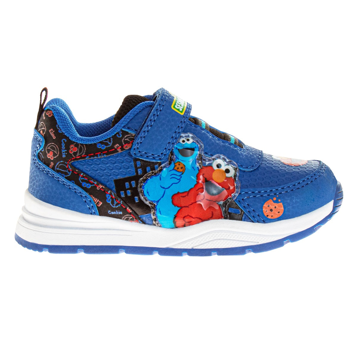  Josmo Sesame Street Boys/Girls Cookie Monster & Elmo Hook and Loop Fashion Sneaker (Toddlers) - 5 - Bonton