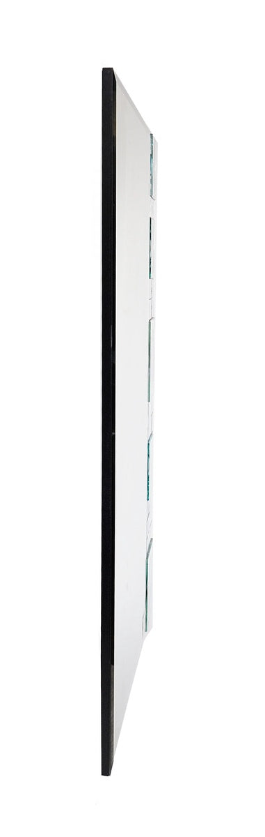  Camden Isle Bubbles Geometric Beveled Accent Mirror - Default Title - Bonton