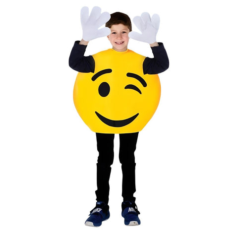 Emoji Wink Smiley Costume - Kids by Dress Up America