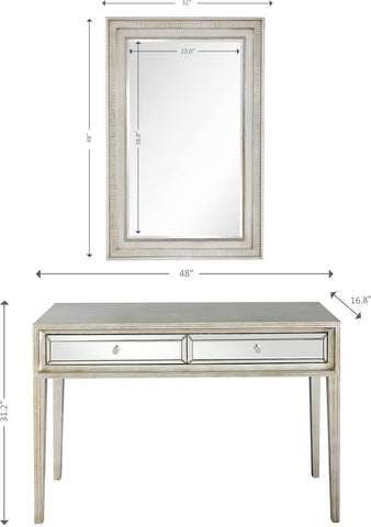 Delaney Wall Mirror and Console