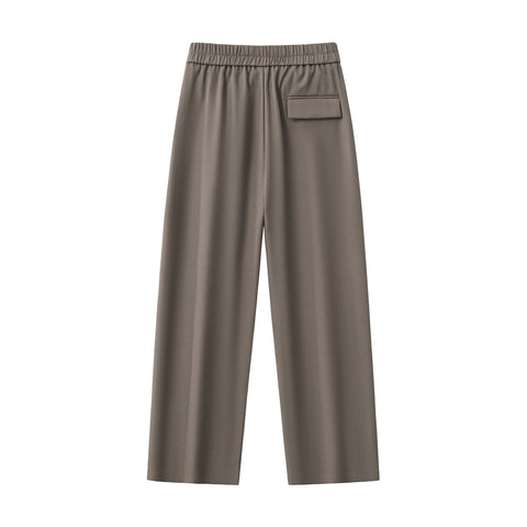 Kingsley Side-Tab Trousers BROWN