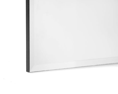 Bubbles Geometric Beveled Accent Mirror