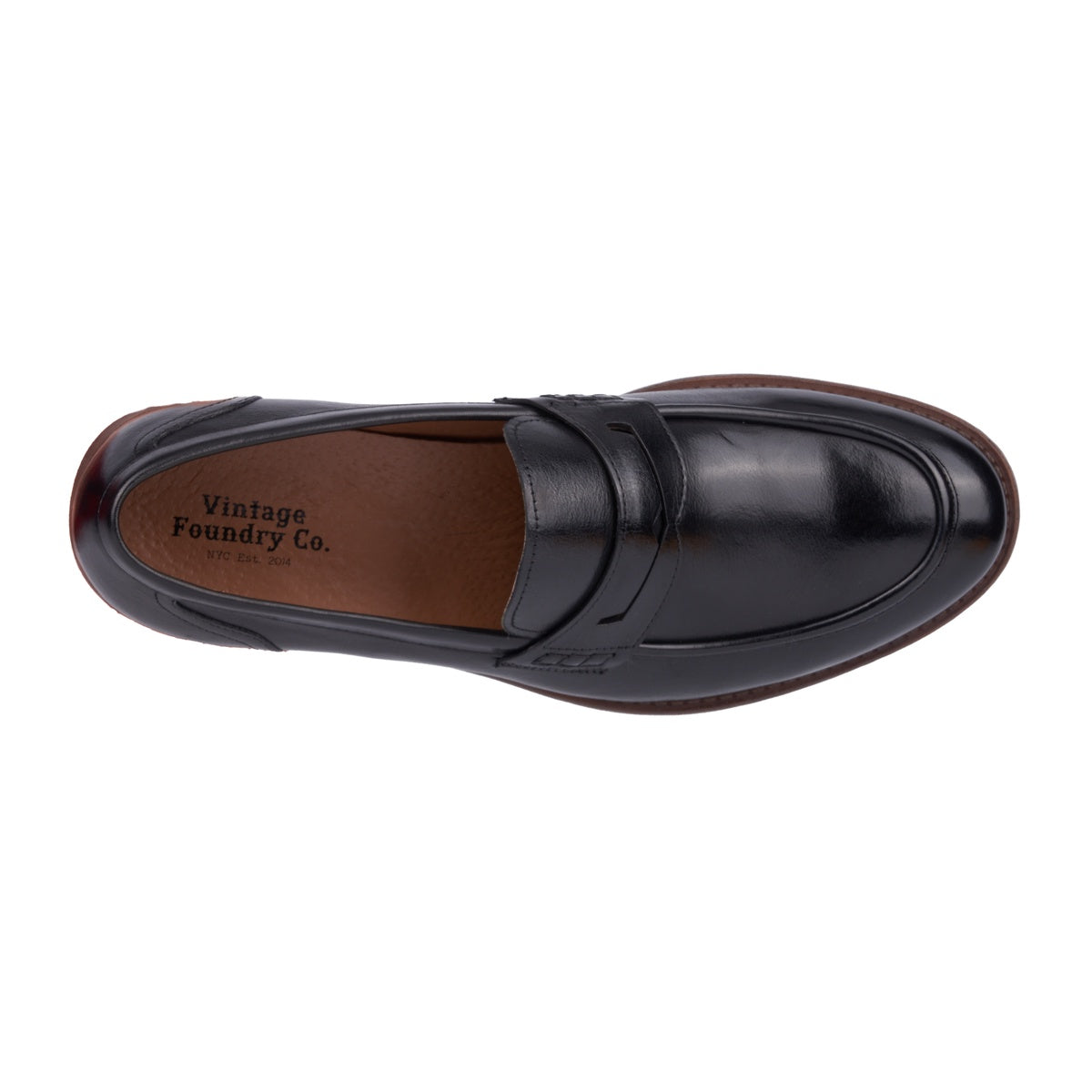  Vintage Foundry Co. Men's Harry Dress Loafers - Navy - Bonton