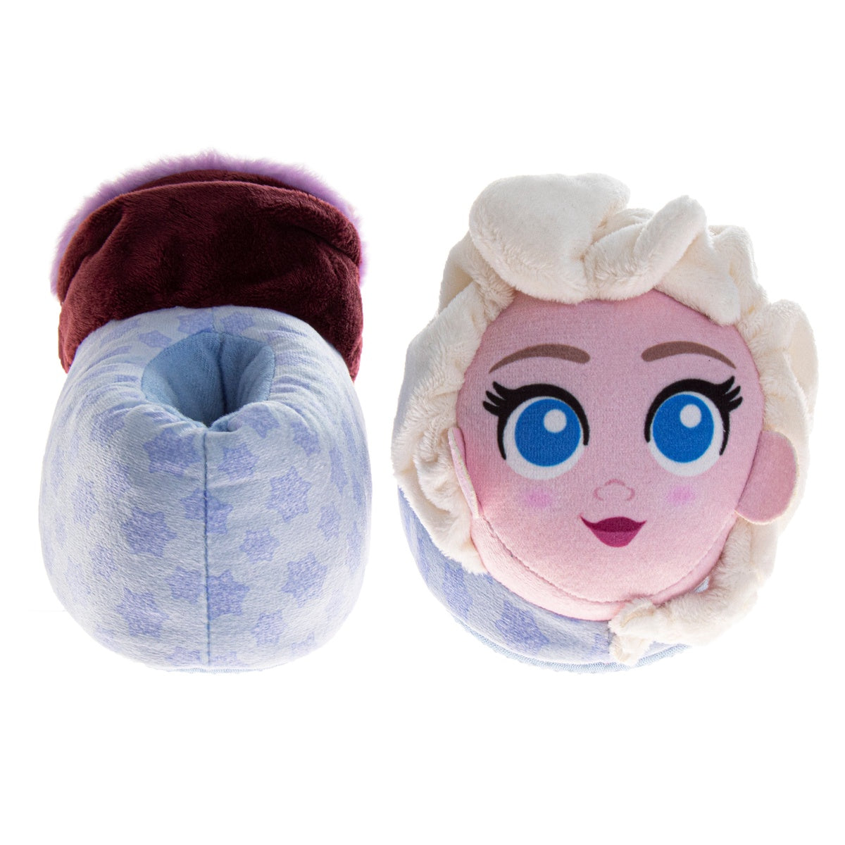  Josmo Disney Frozen 3D Slippers Anna & Elsa Warm Fluffy House Slippers for Girls (Toddlers) - 5-6 - Bonton