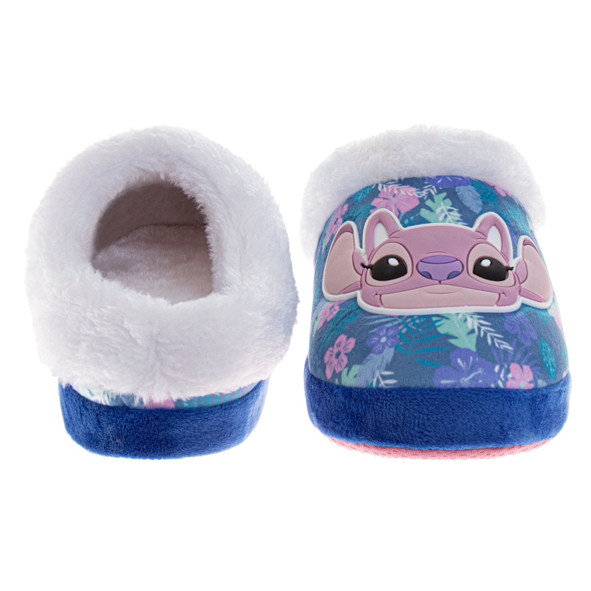  Josmo Disney Lilo & Stitch Women's Slippers Faux Fur, Plush, Fuzzy, Warm House Slippers (Size 5-12 Womens) - 5-6 - Bonton