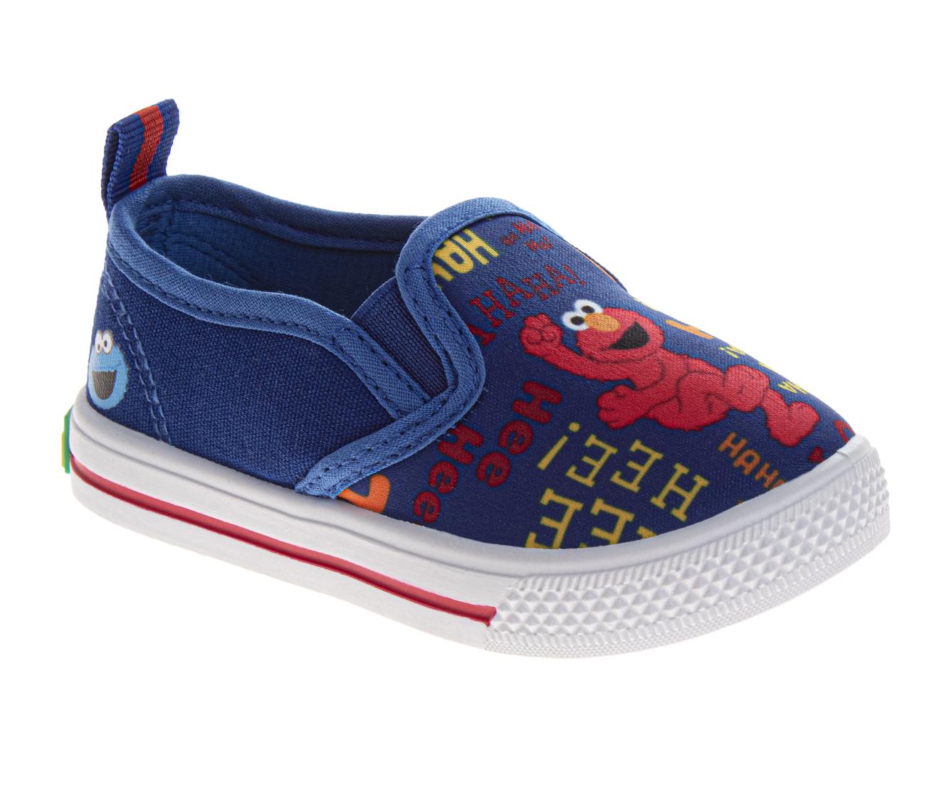  Josmo Sesame Street Boys/Girls Elmo Shoes,Slip on Sneaker Toddler,Indoor Outdoor Bottom,Toddler Size 5 to 10 - 5 - Bonton