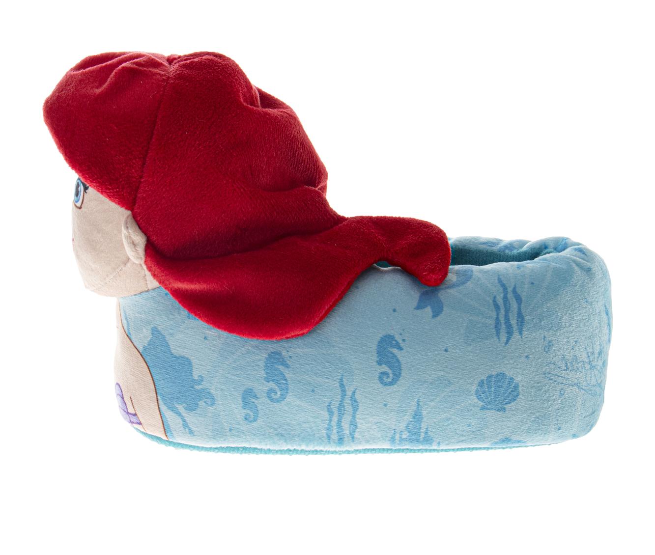  Josmo Disney Little Mermaid 3D Slippers Ariel & Flounder Warm Fluffy House Girls' Slippers (Toddler/Little Kids) - 5-6 - Bonton
