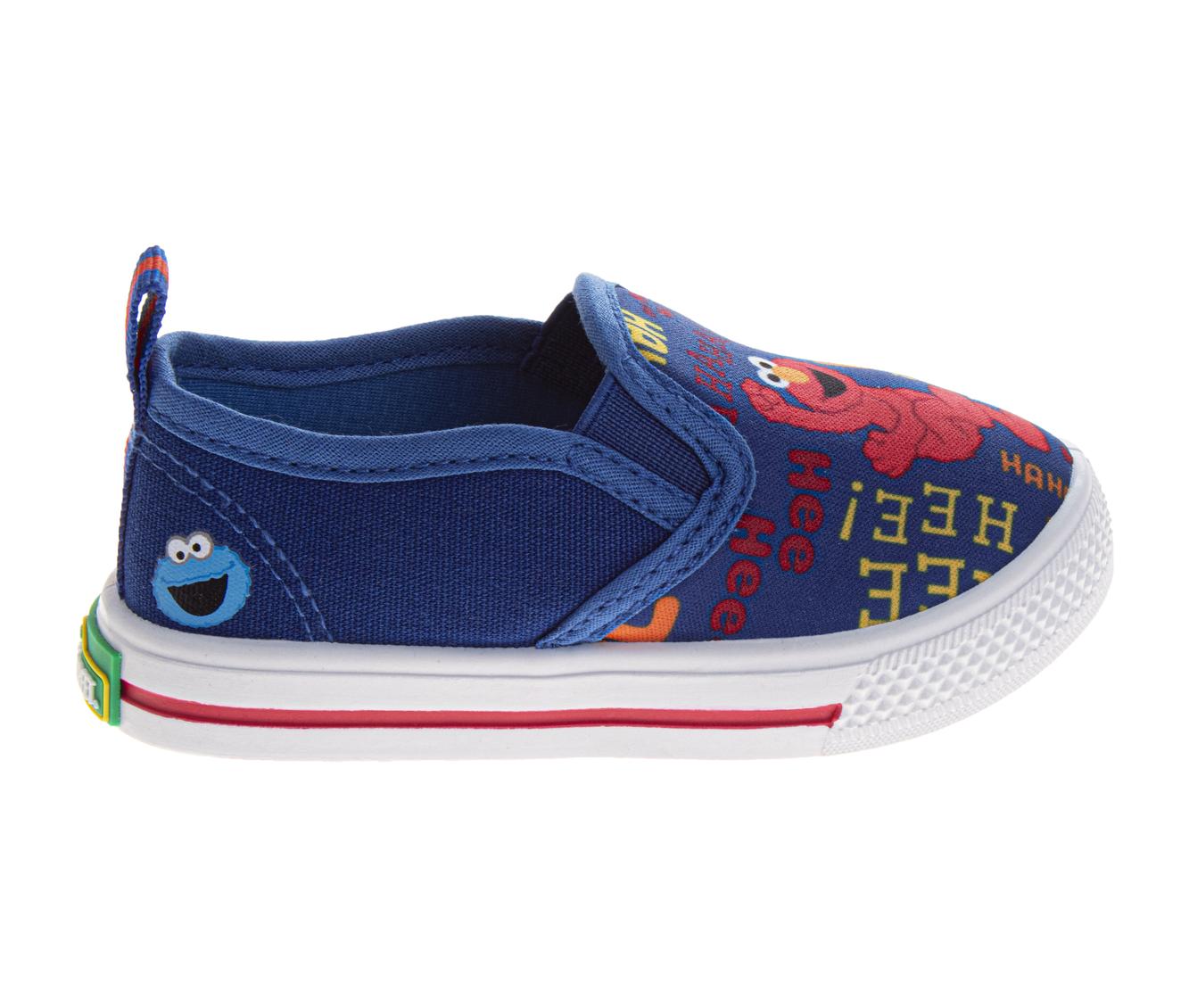  Josmo Sesame Street Boys/Girls Elmo Shoes,Slip on Sneaker Toddler,Indoor Outdoor Bottom,Toddler Size 5 to 10 - 5 - Bonton
