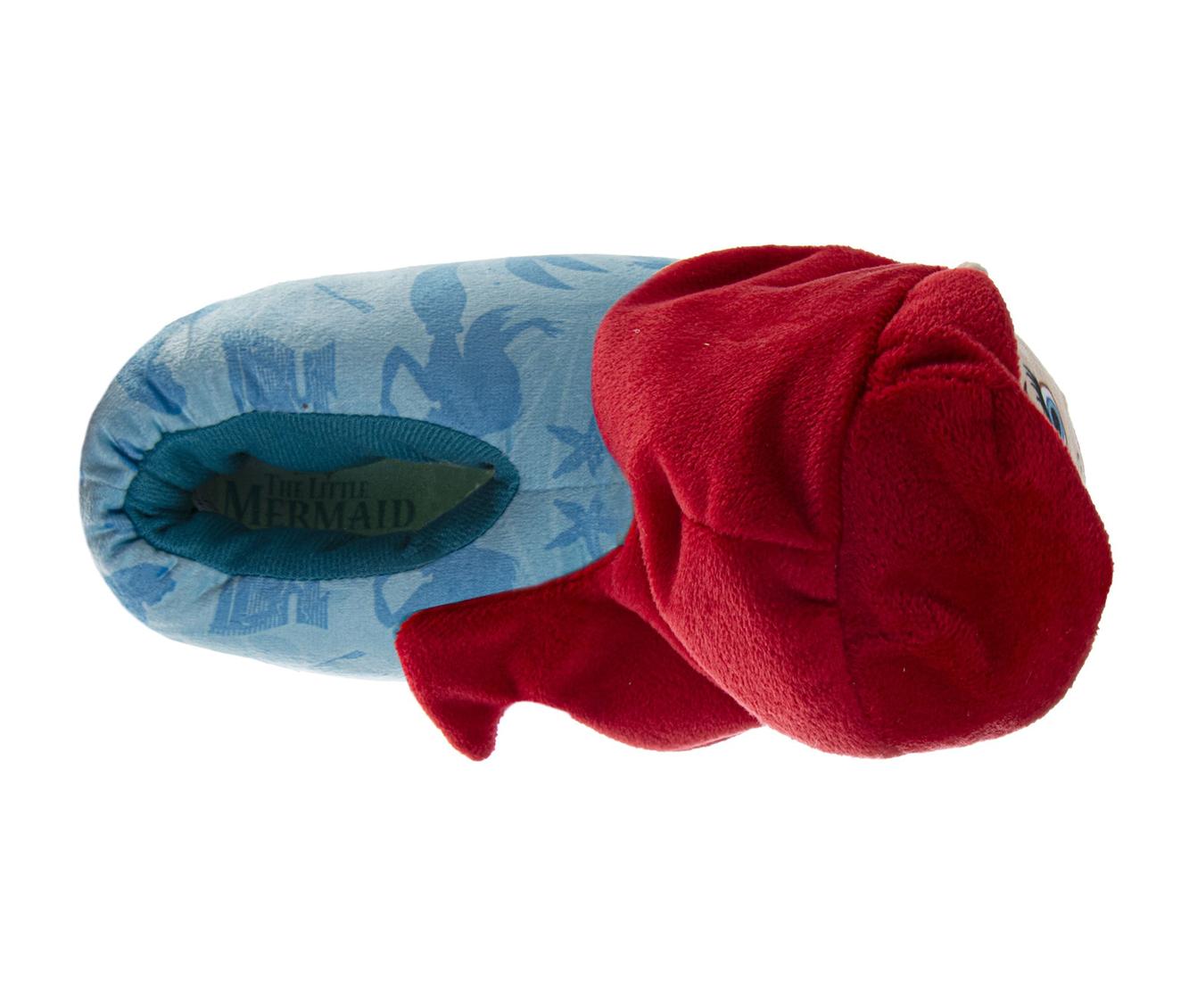  Josmo Disney Little Mermaid 3D Slippers Ariel & Flounder Warm Fluffy House Girls' Slippers (Toddler/Little Kids) - 5-6 - Bonton