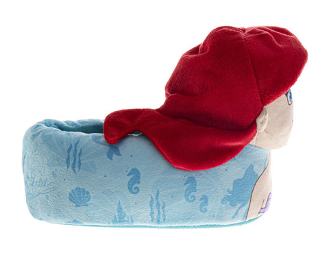 Disney Little Mermaid 3D Slippers Ariel & Flounder Warm Fluffy House Girls' Slippers (Toddler/Little Kids)