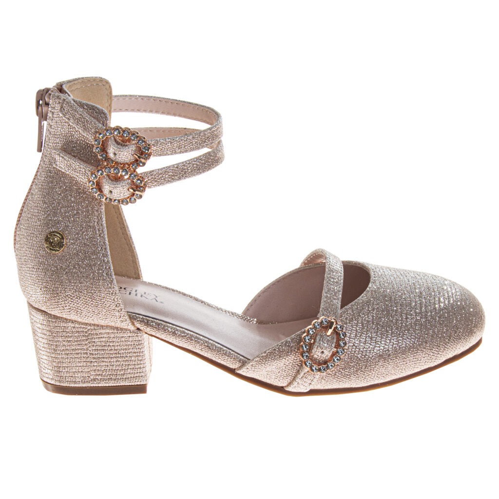  Josmo Badgley Mischka Girls' Toddler Heels Classy Dress Shoes - 1 - Bonton