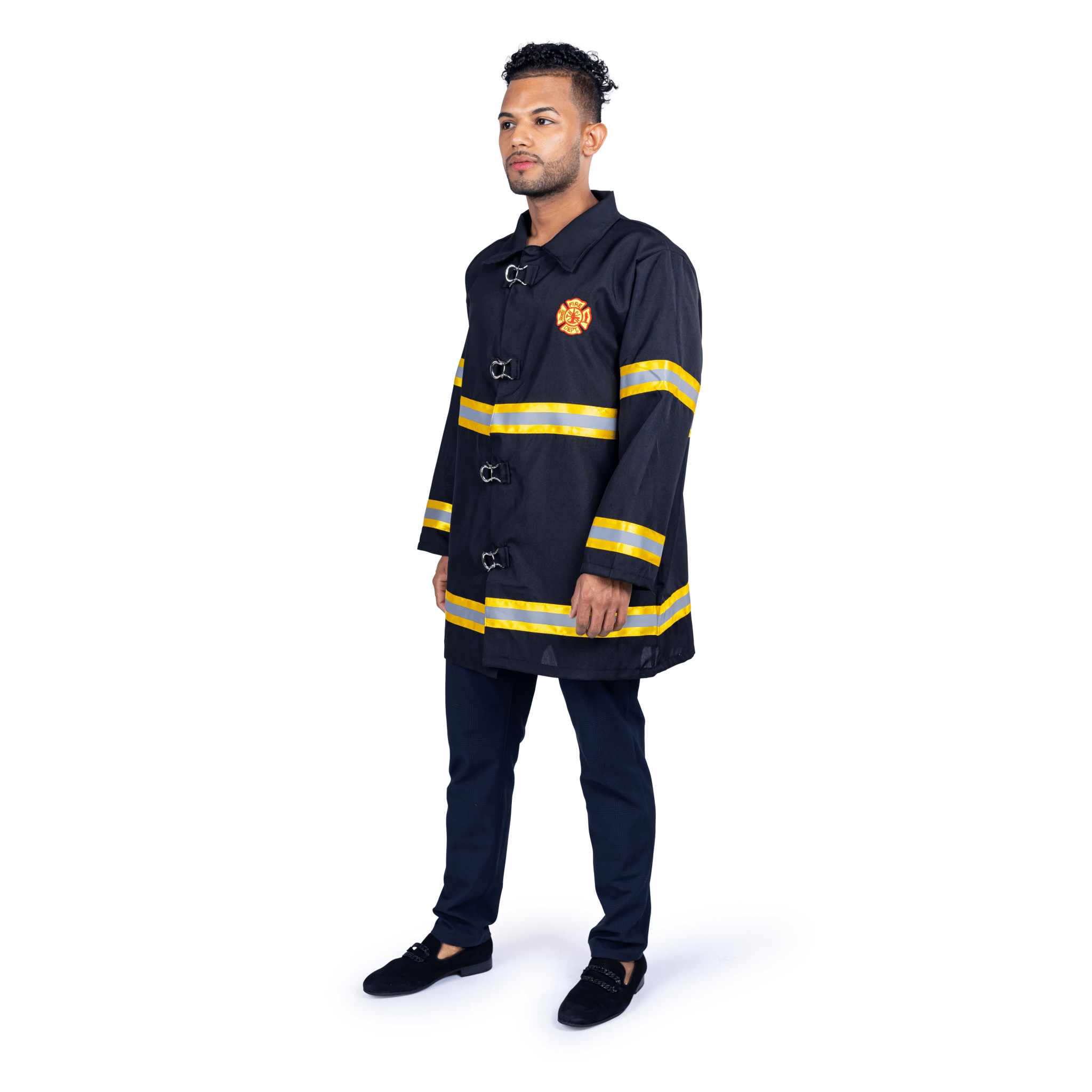  Dress Up America Fire Fighter Costume - Adults by Dress Up America - Default Title - Bonton