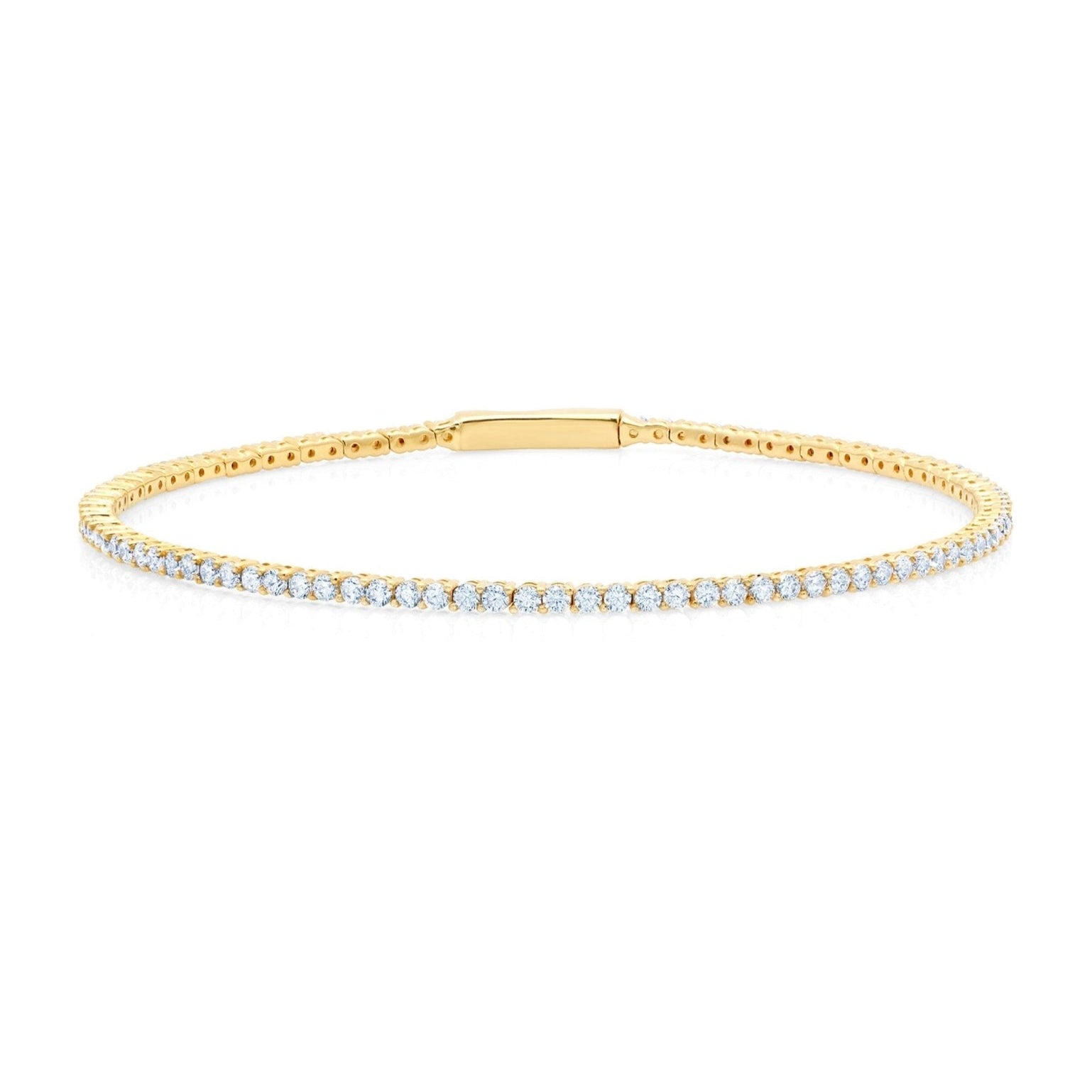  CRISLU Flex Bracelet in Gold - 18kt Yellow Gold - Bonton