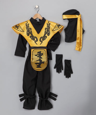 Gold Ninja Costume - Kids by Dress Up America