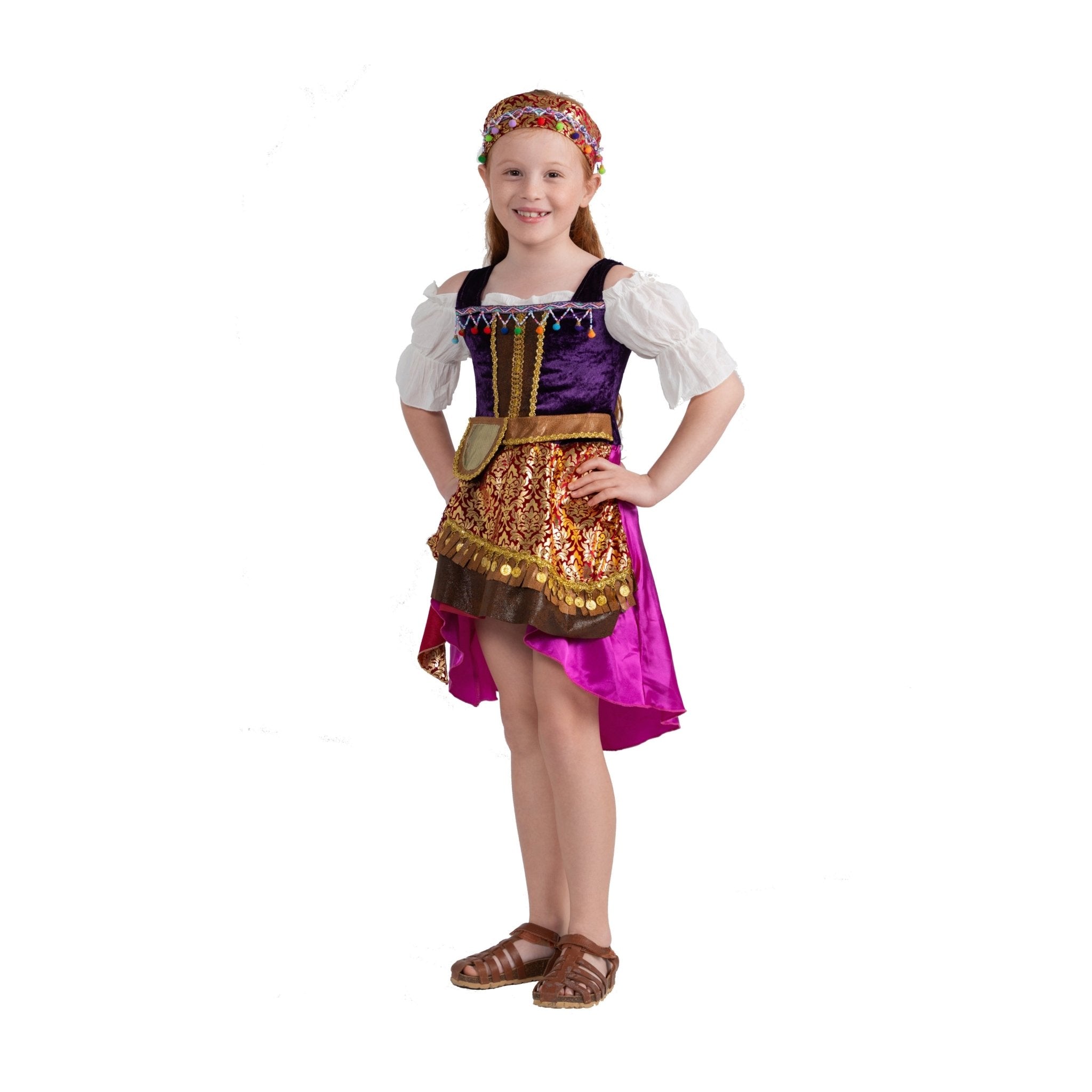  Dress Up America Gypsy Costume - Kids by Dress Up America - T4 (Toddler 2-3) - Bonton