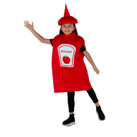 Ketchup Bottle Costume - Kids/Adults by Dress Up America