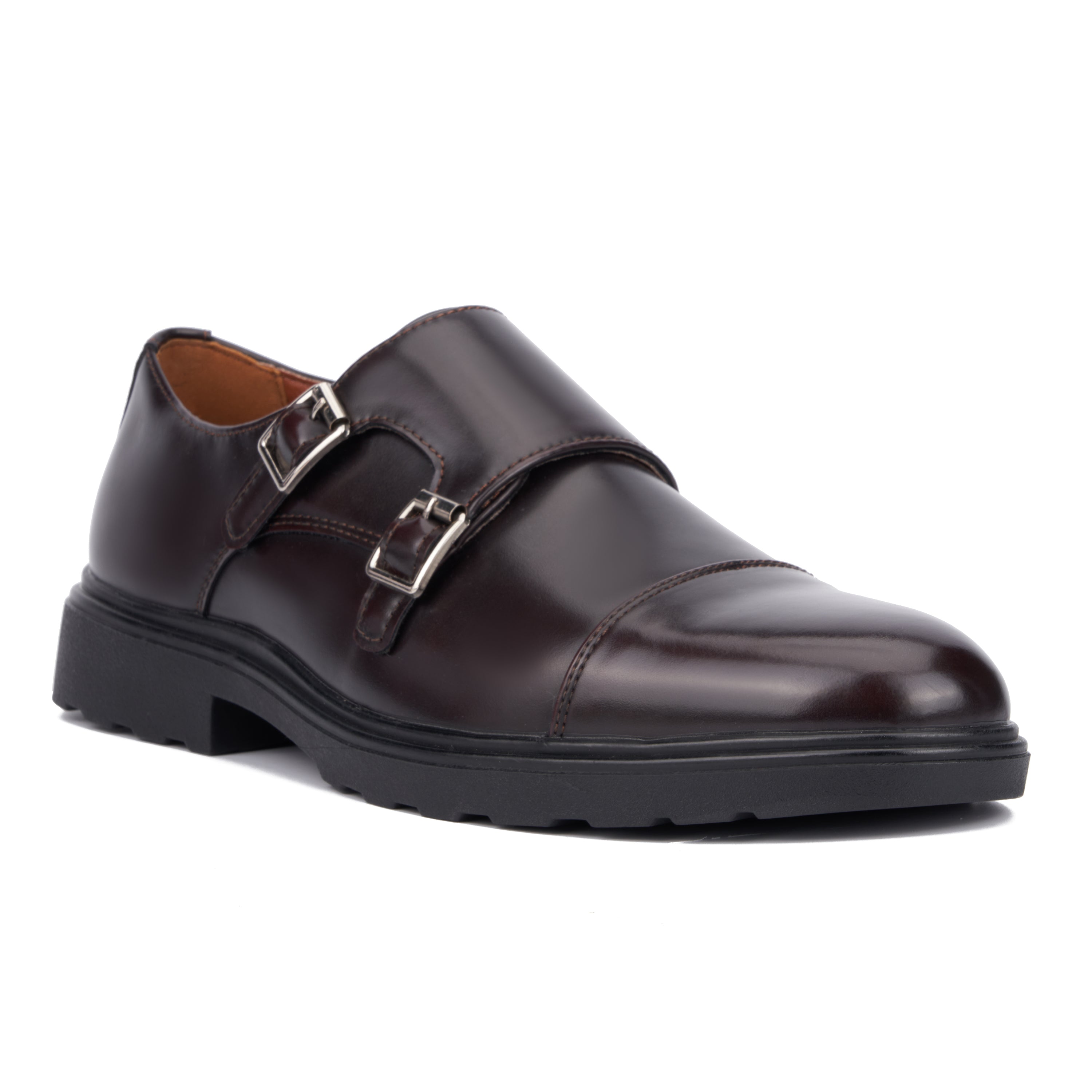 Xray Footwear Men's Gavin Monk Strap Dress Shoe - Black - Bonton