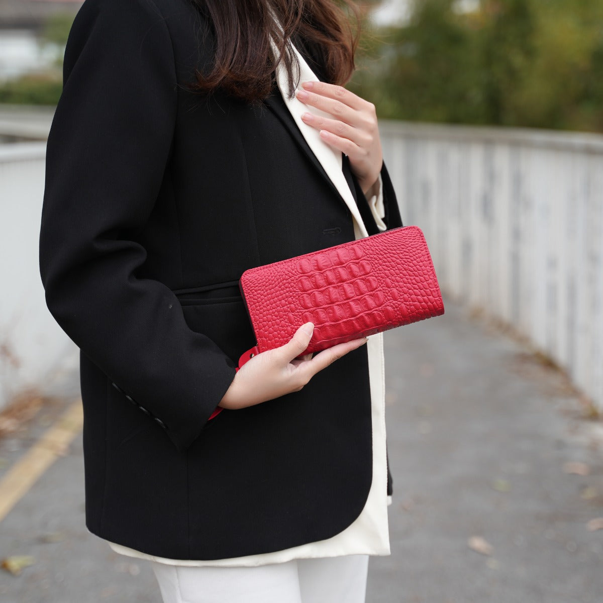  MKF Collection Eve Leather Wallet - Black - Bonton
