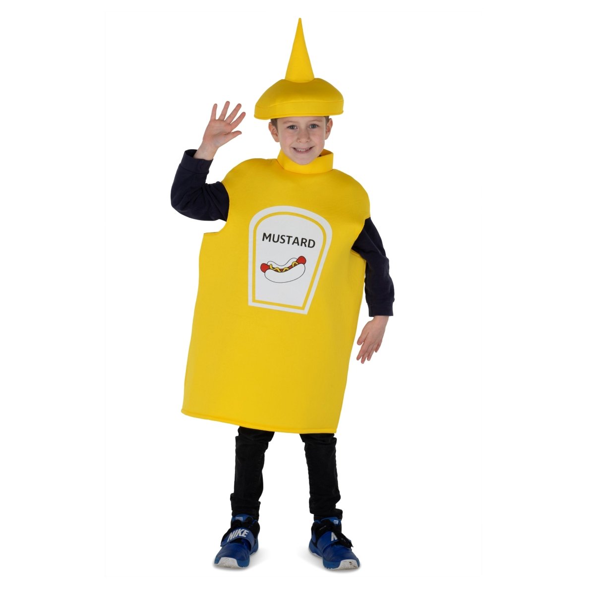  Dress Up America Mustard Bottle Costume - Kids/Adults by Dress Up America - Large (12-14) - Bonton