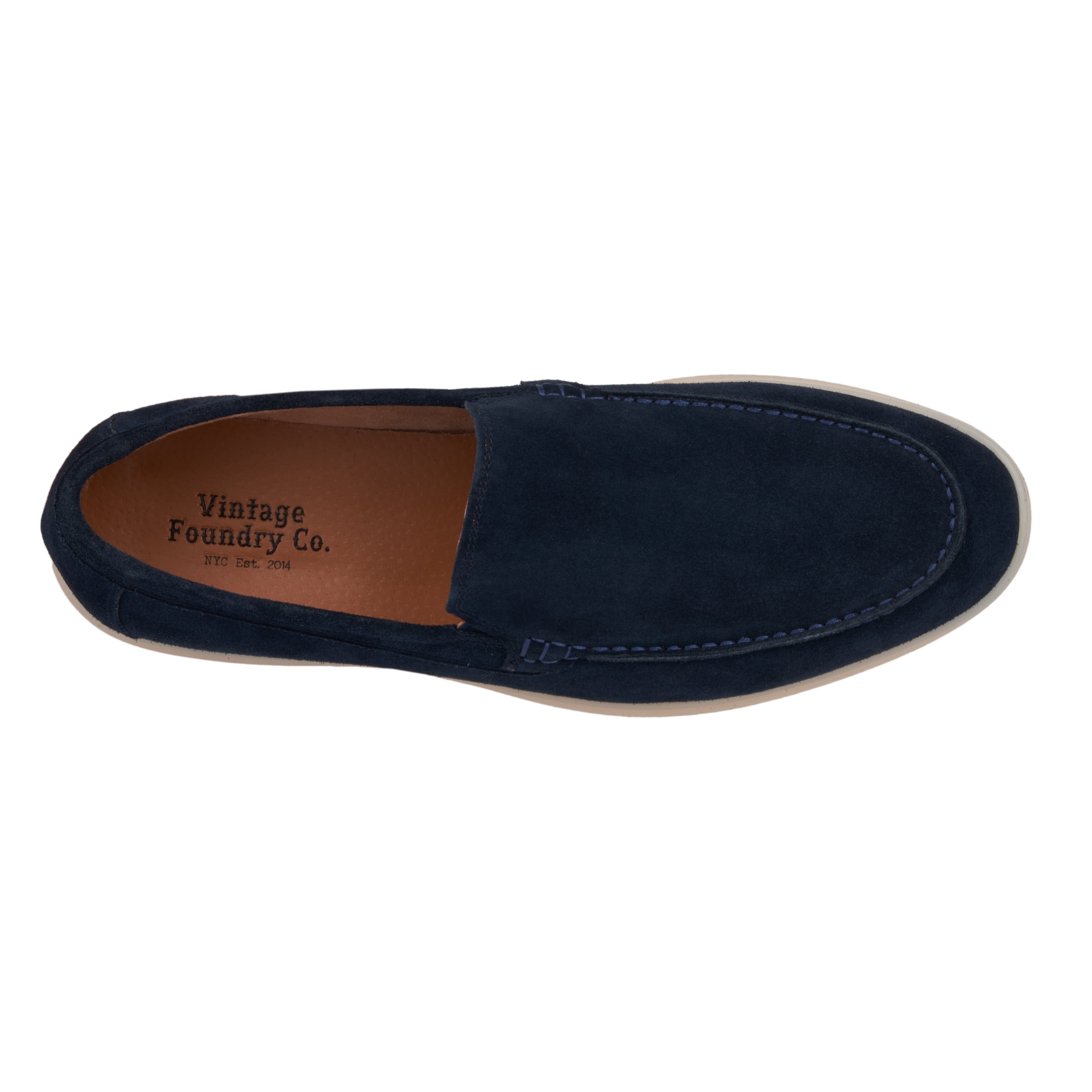  Vintage Foundry Co. Men's Ralph Loafer Casual Shoe - Dark Navy - Bonton