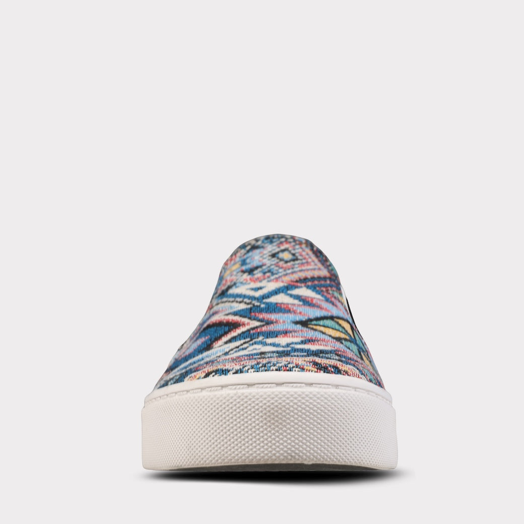  Mykos Piper Women's Slip-on Shoe - Black/Multi - Bonton