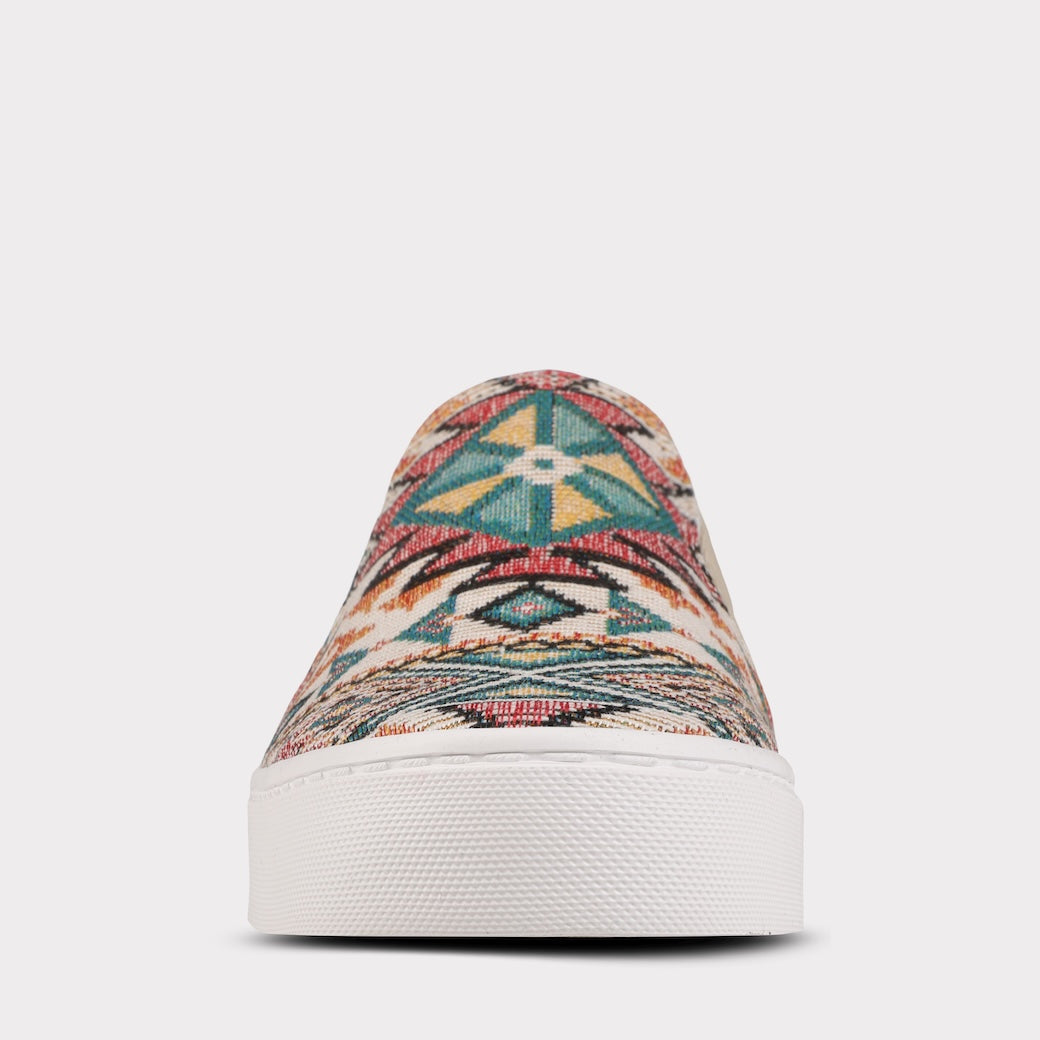  Mykos Piper Women's Slip-on Shoe - Black/Multi - Bonton