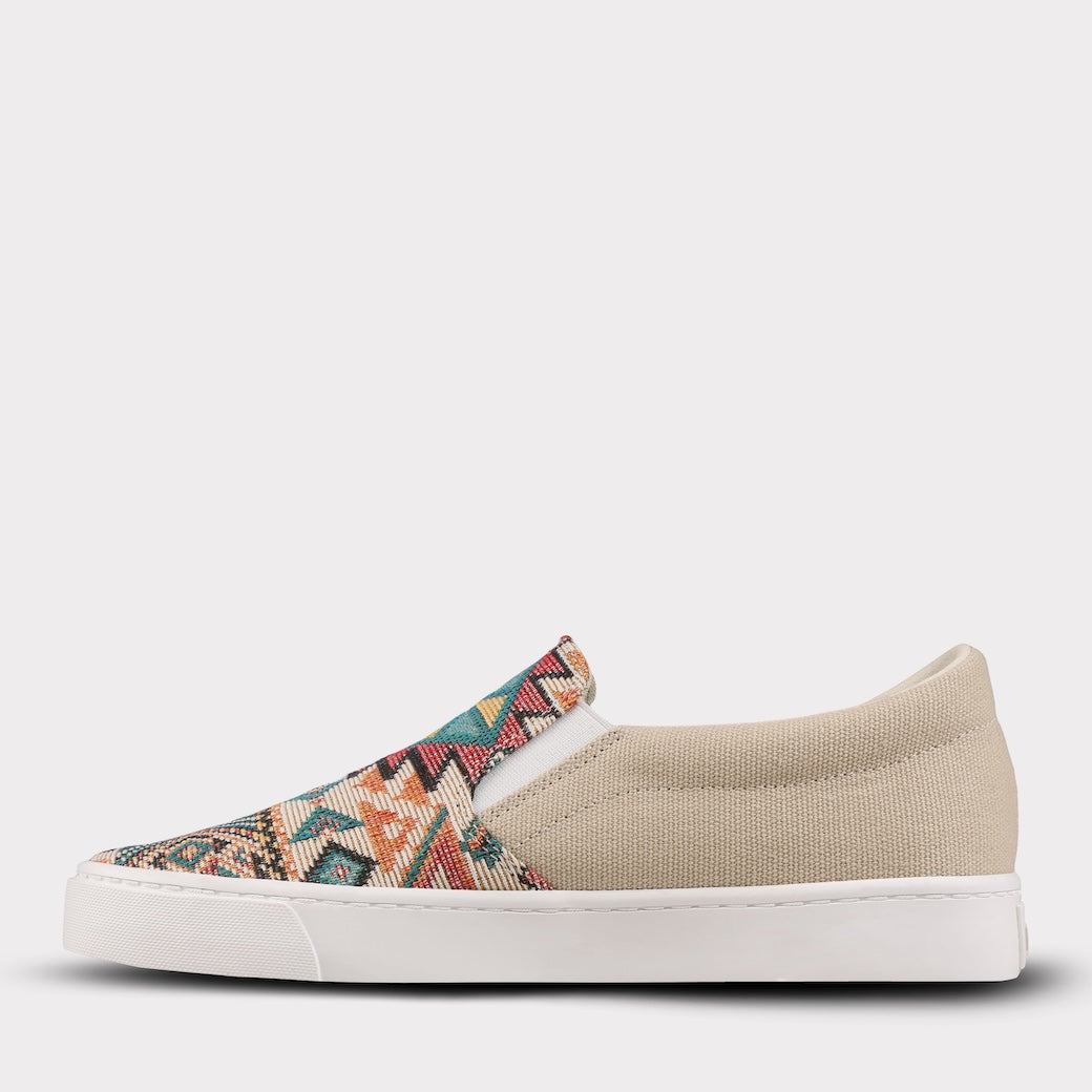  Mykos Piper Women's Slip-on Shoe - Black/Multi - Bonton