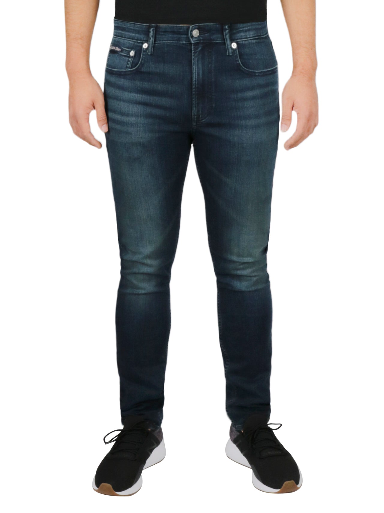  Calvin Klein Slim Jean - Boston Blue Black - Bonton