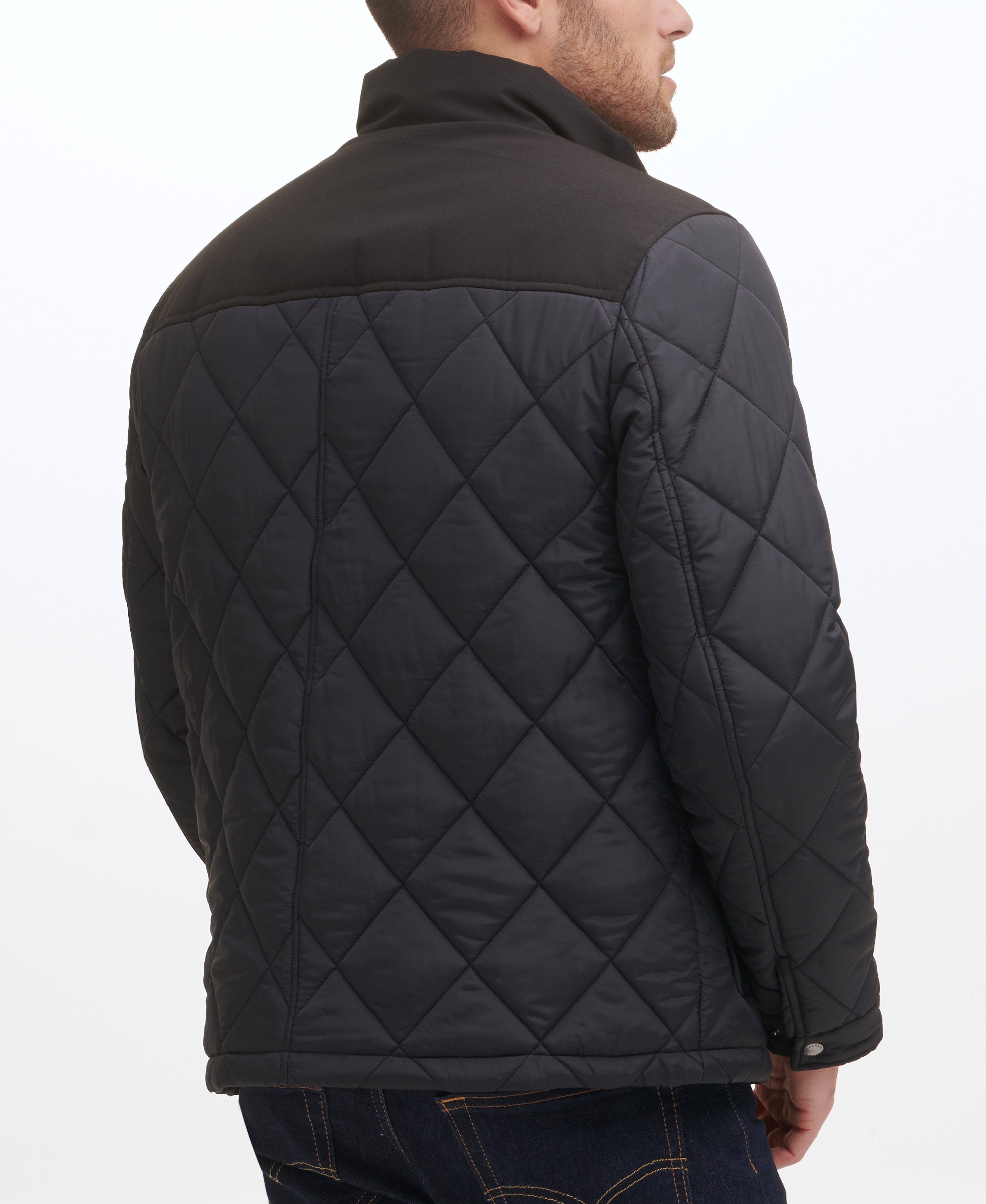  Cole Haan Men's Water Resistant Jacket - Navy - Bonton