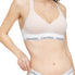  Calvin Klein Cotton Modern Triangle Bralette - Nymph's Thigh - Bonton