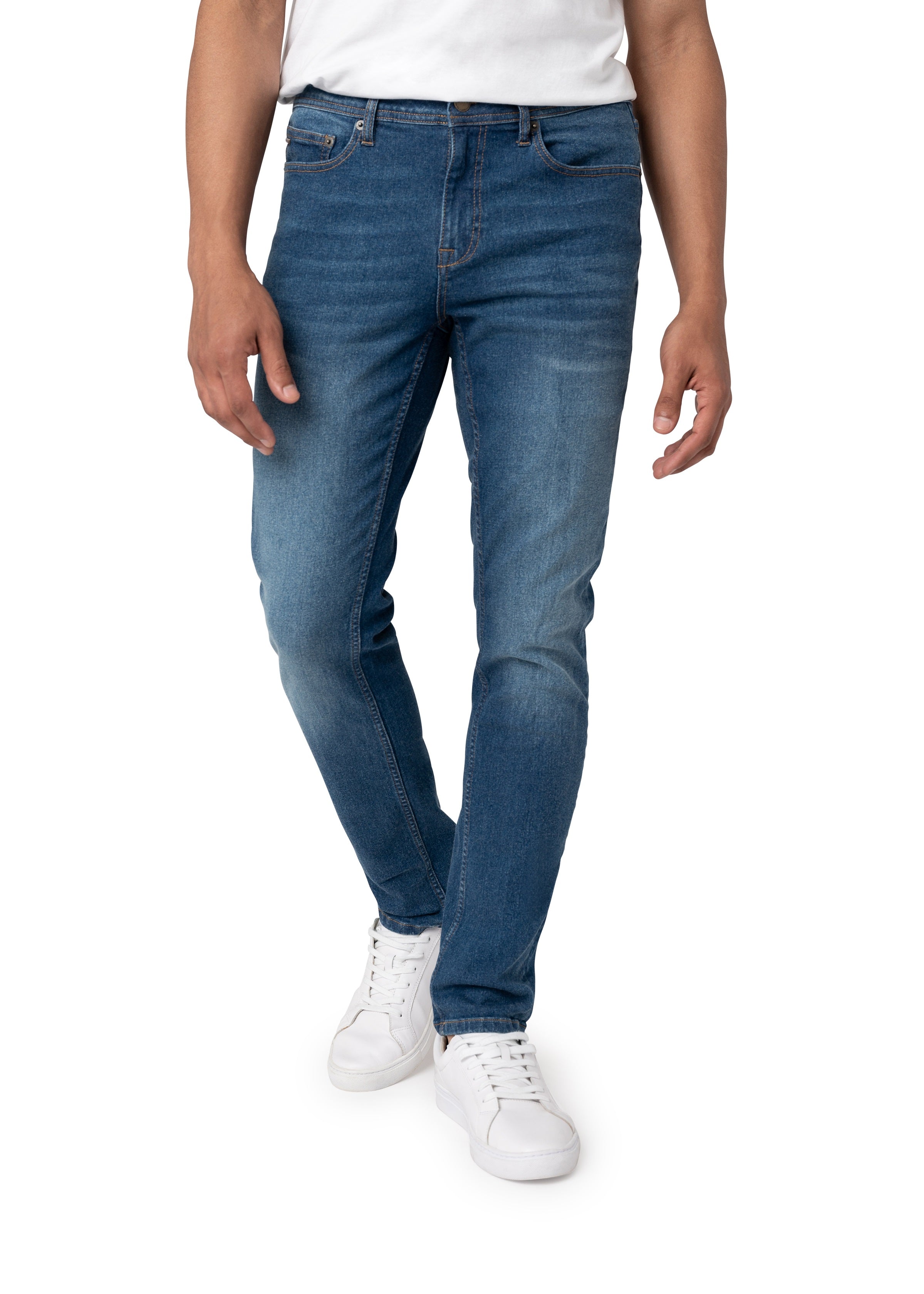  Tahari Stretch Skinny 5 Pocket Denim - Essex Wash - Bonton