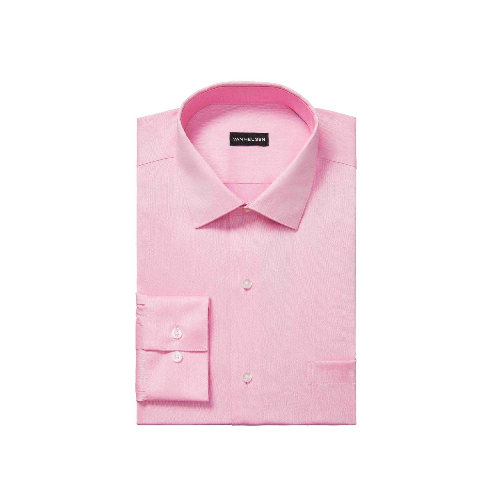  Van Heusen Van Heusen Regular Fit Ultra Wrinkle-Free Stretch FLEX Solid - Rose - Bonton