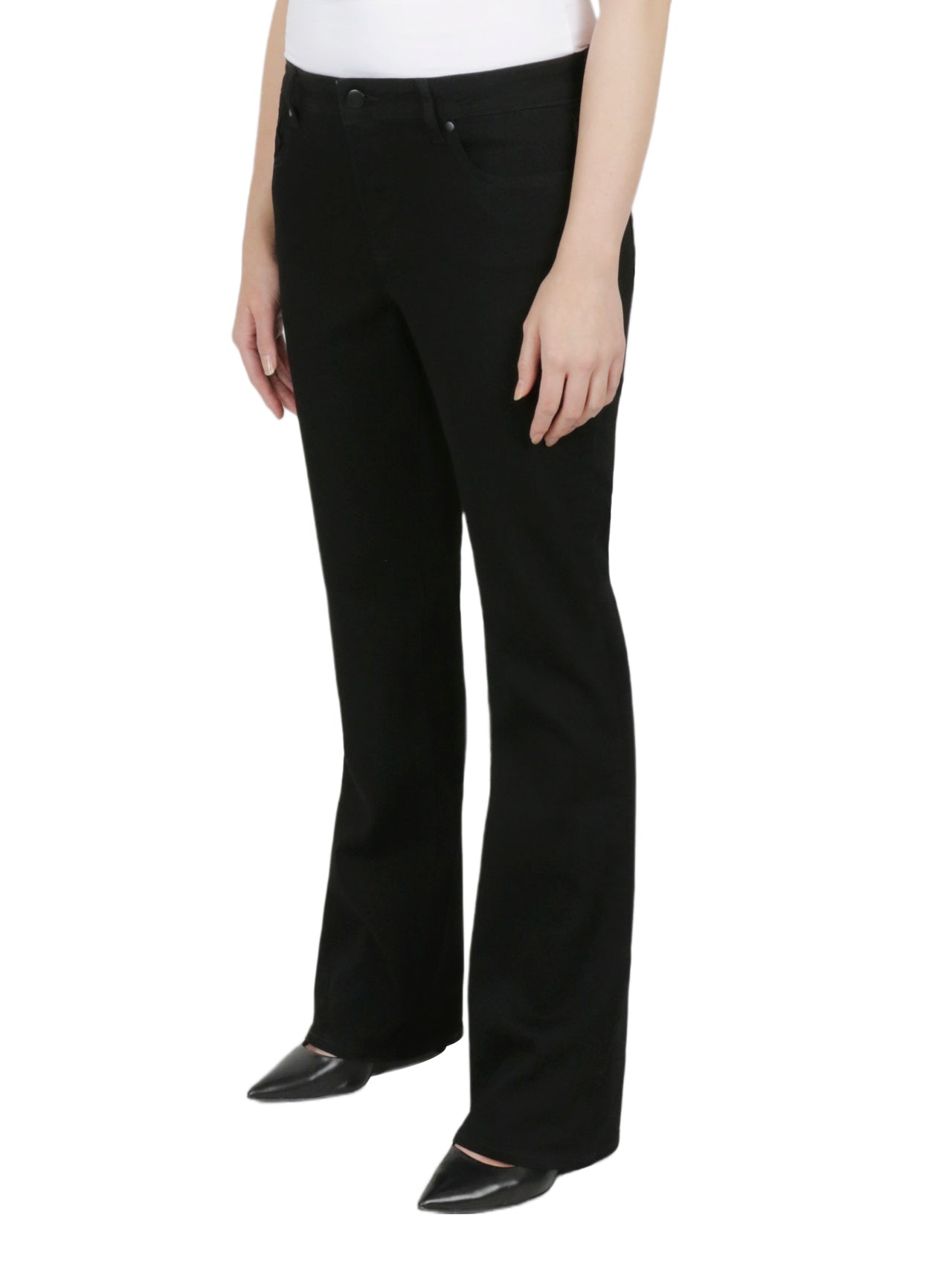 Relativity Plus Bootcut Jeans - Black - Bonton