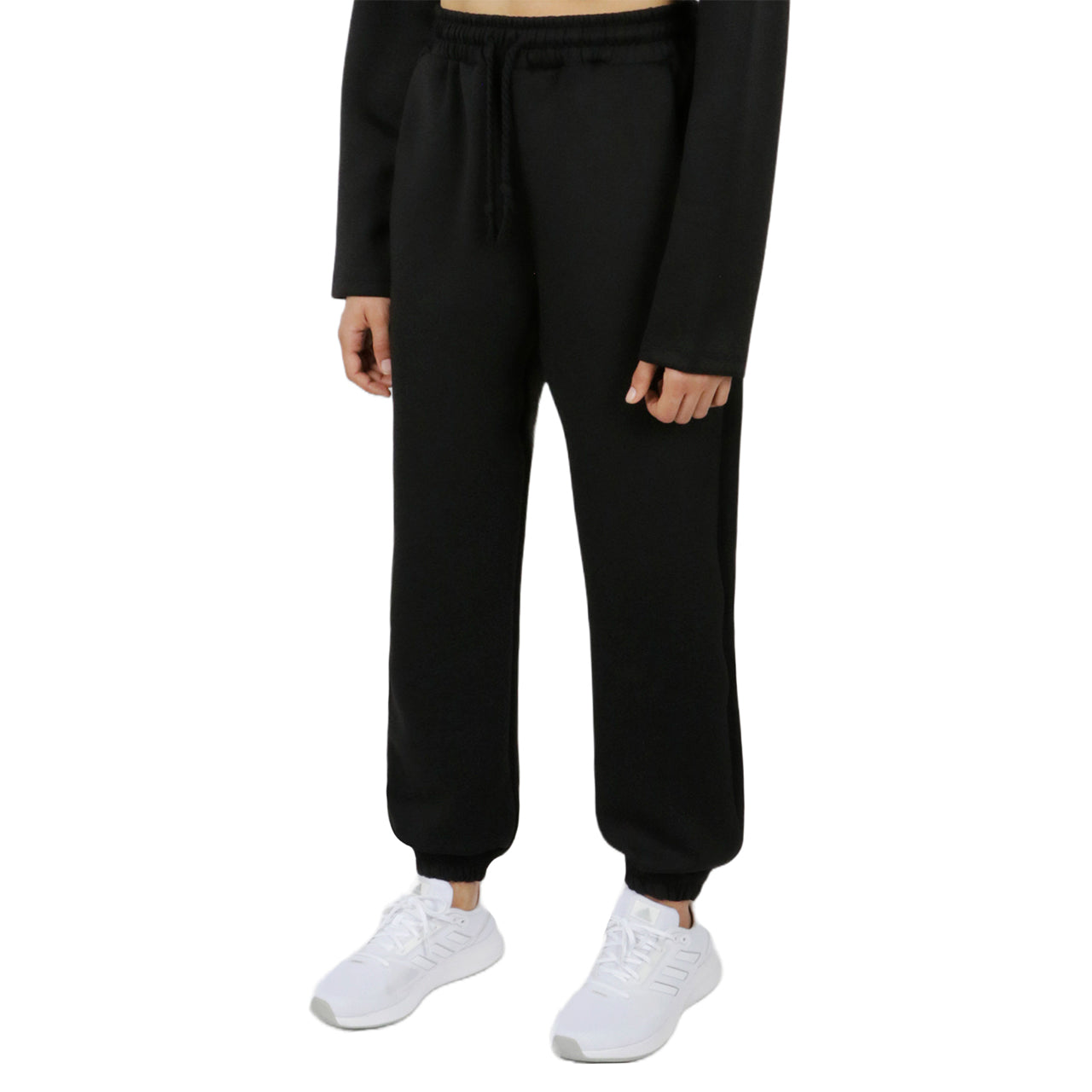  Cream & Rouge Drawstring Joggers - Beige - Bonton