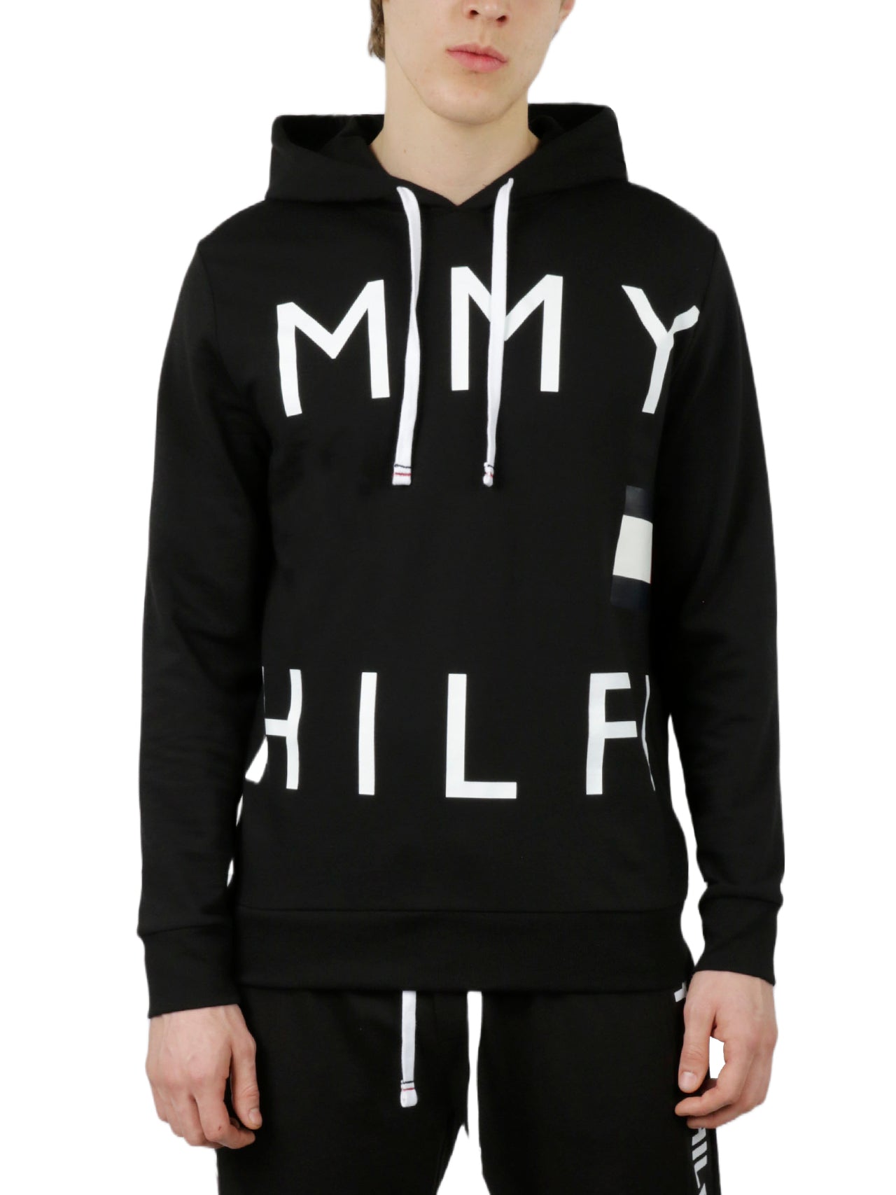  Tommy Hilfiger Long Sleeves French Terry Hoodie - Grey Heather - Bonton