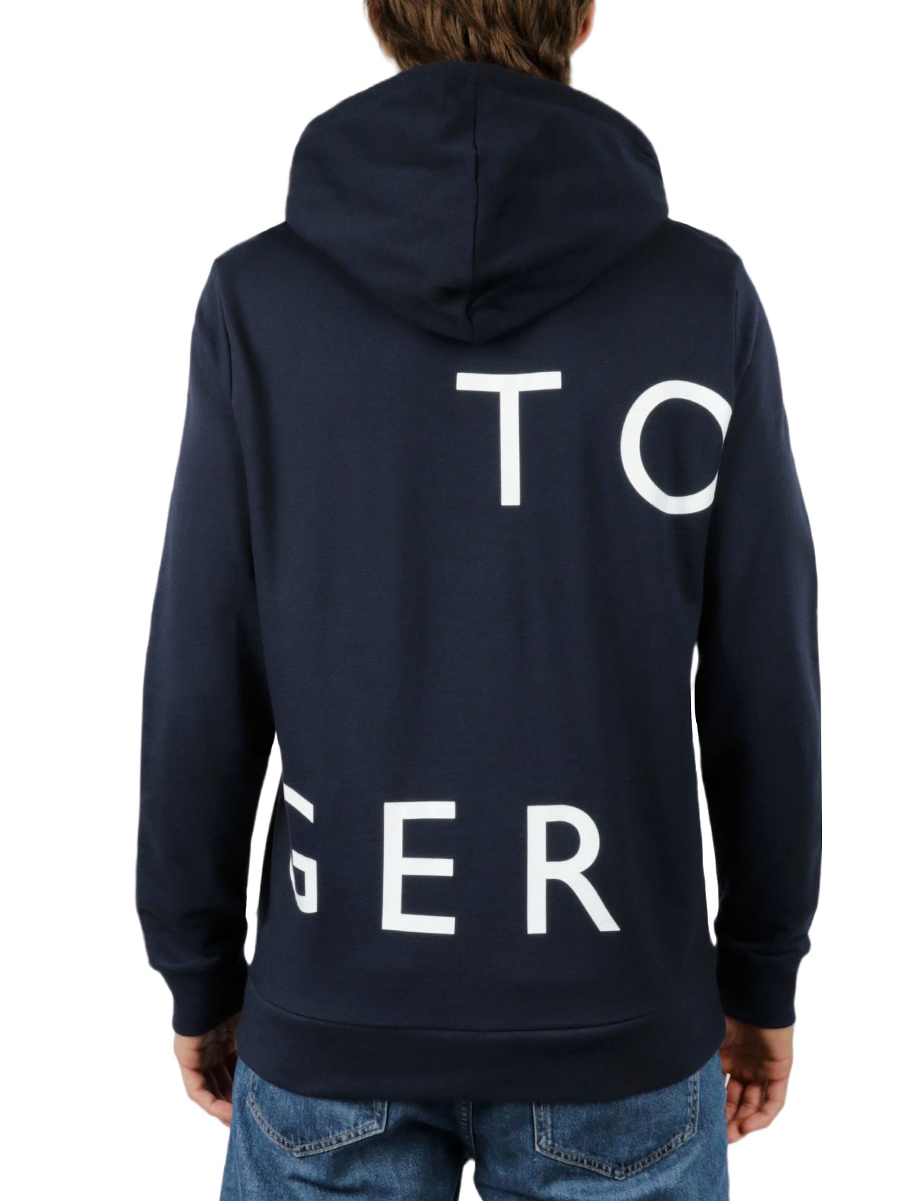  Tommy Hilfiger Long Sleeves French Terry Hoodie - Grey Heather - Bonton