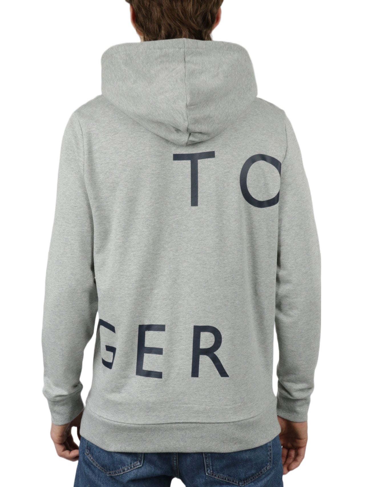  Tommy Hilfiger Long Sleeves French Terry Hoodie - Grey Heather - Bonton