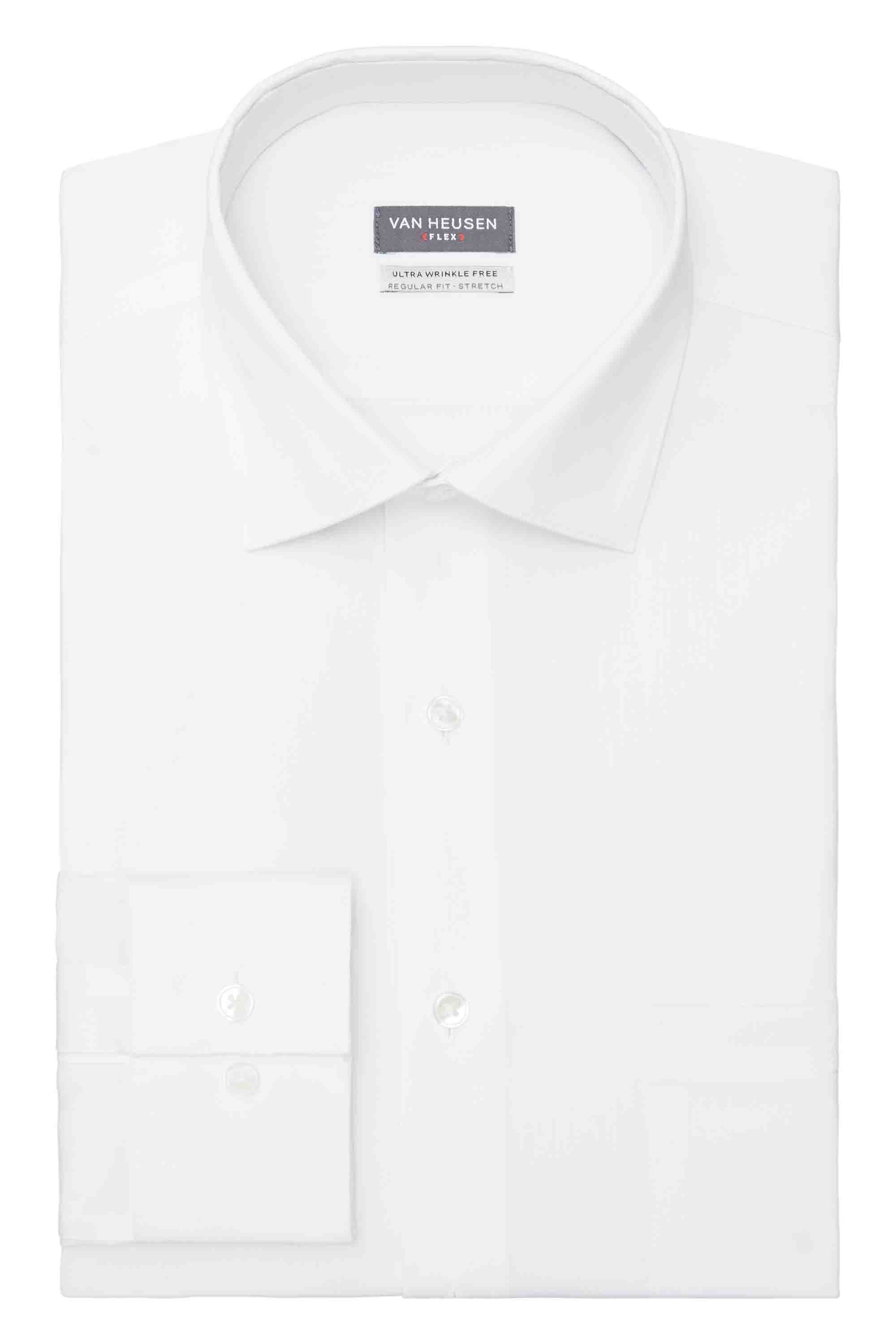  Van Heusen Van Heusen Regular Fit Ultra Wrinkle Free Stretch FLEX Solid - Black - Bonton