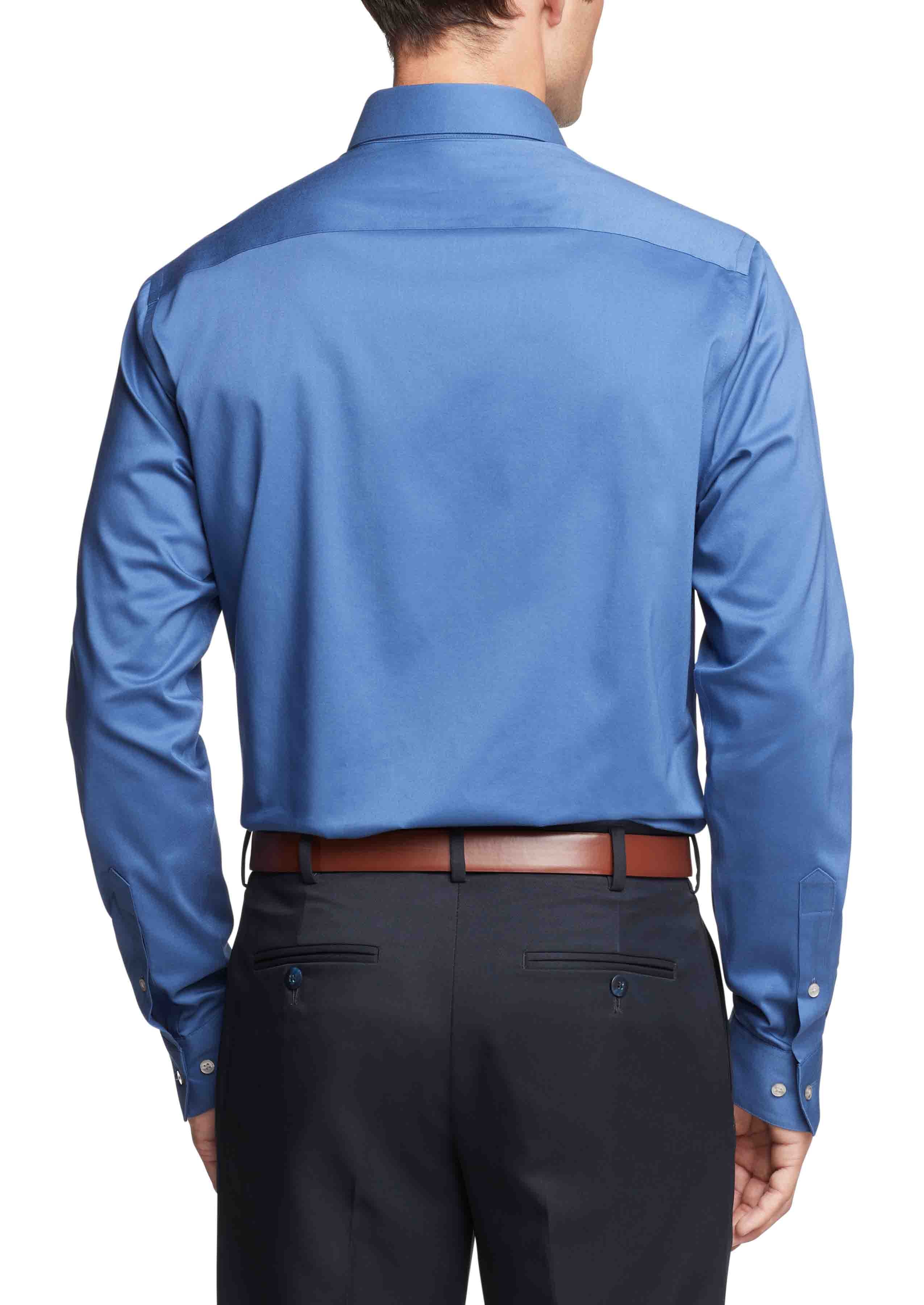  Van Heusen Van Heusen Regular Fit Ultra Wrinkle Free Stretch FLEX Solid - Black - Bonton