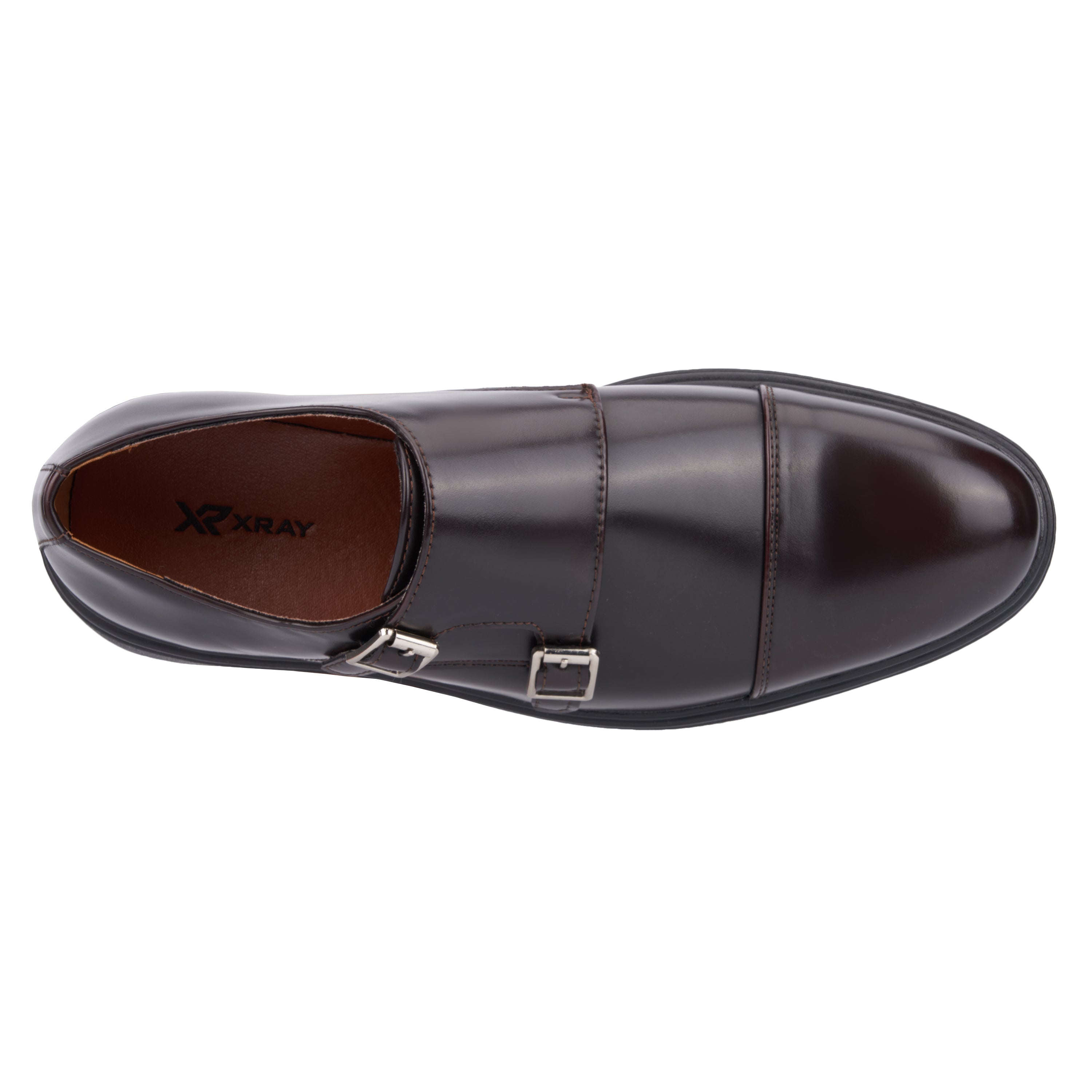  Xray Footwear Men's Gavin Monk Strap Dress Shoe - Black - Bonton