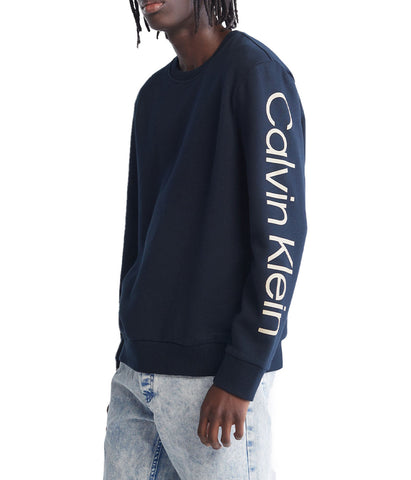 Long Sleeves Logo Crewneck Fleece