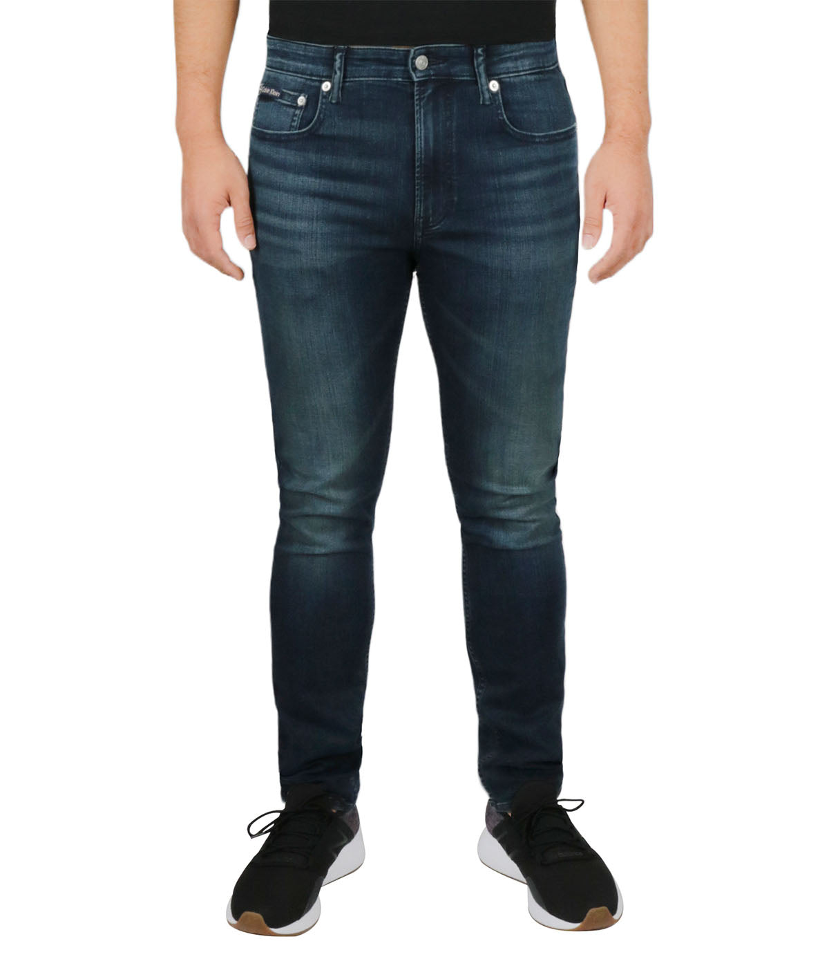  Calvin Klein Slim Jean - Boston Blue Black - Bonton