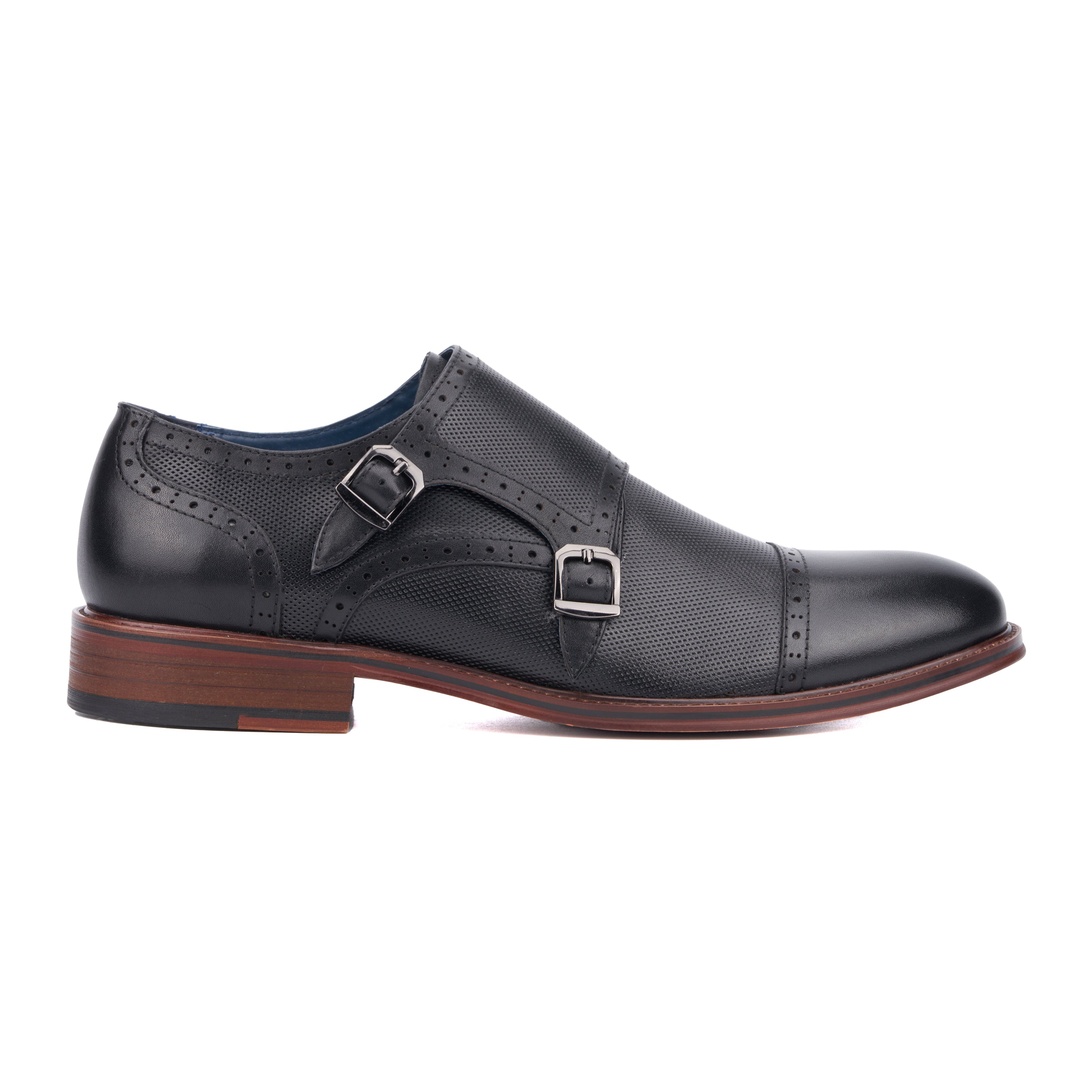  Vintage Foundry Co. Men's Morgan Dress Monk Strap - Tan - Bonton