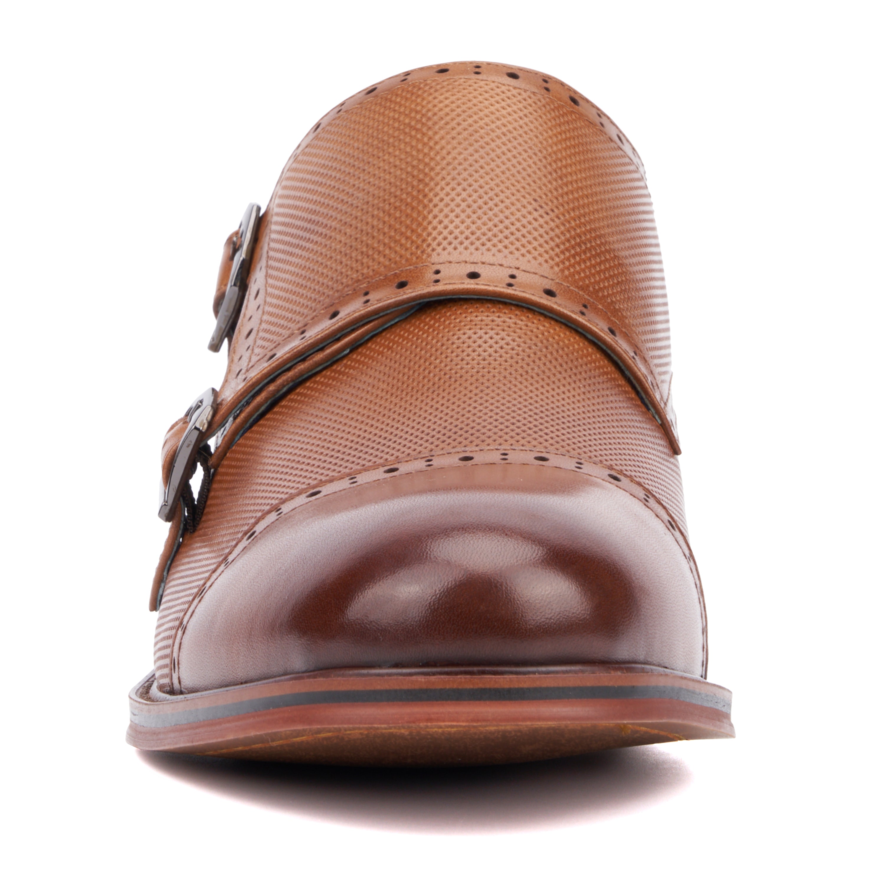  Vintage Foundry Co. Men's Morgan Dress Monk Strap - Tan - Bonton
